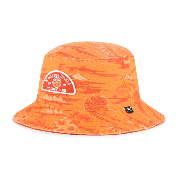 Edmonton Oilers '47 Orange Fiji Bucket Hat