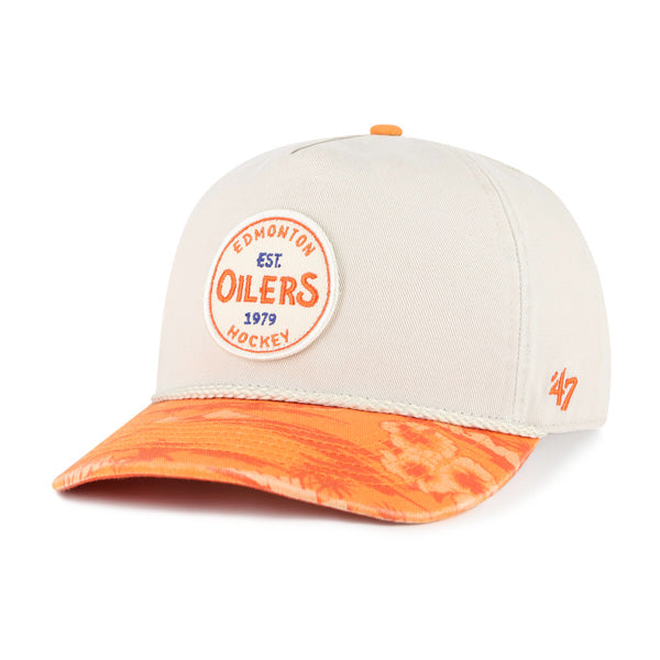 Edmonton Oilers '47 Orange Fiji Hitch Snapback Hat