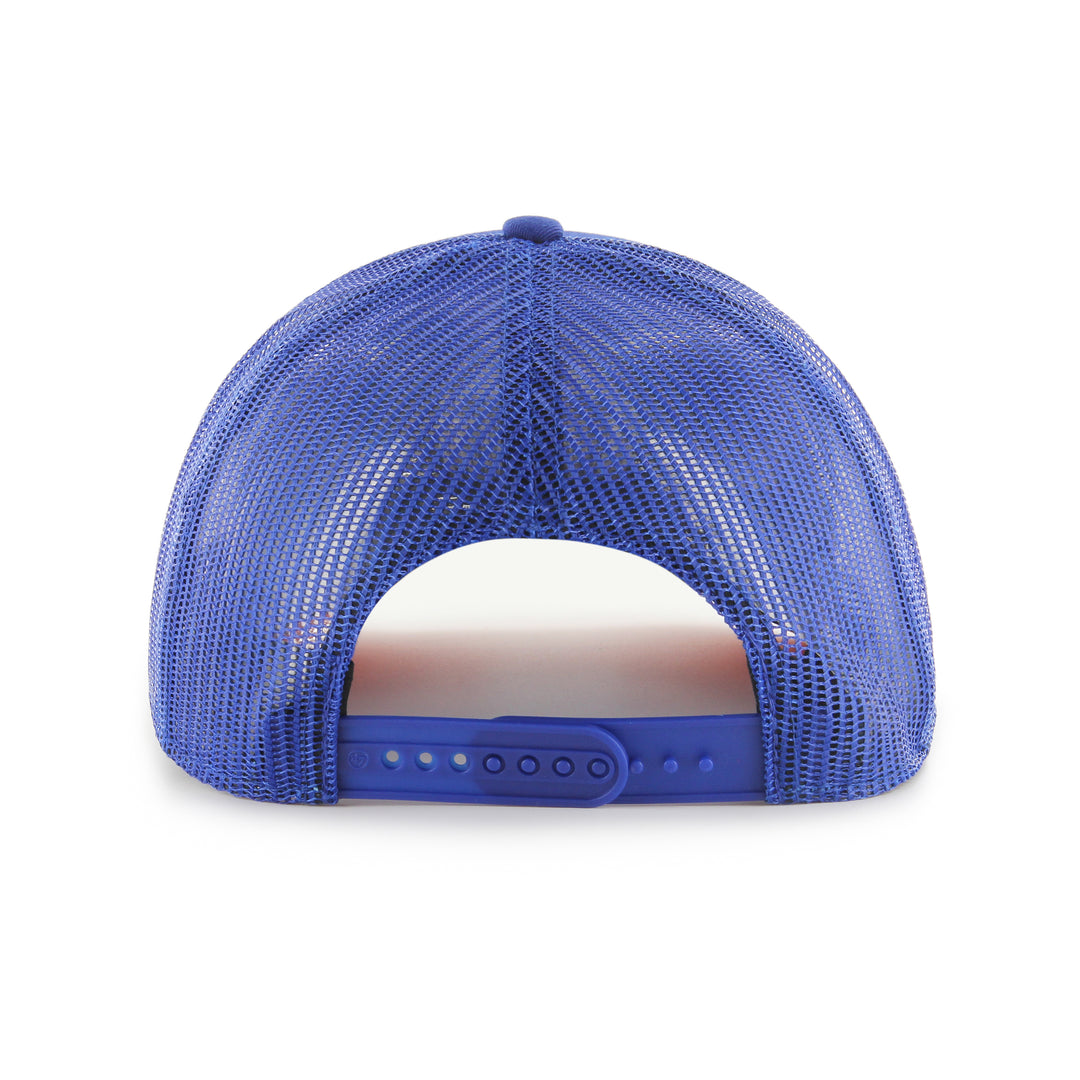 Edmonton Oilers '47 Royal Mesh Trucker Snapback Hat