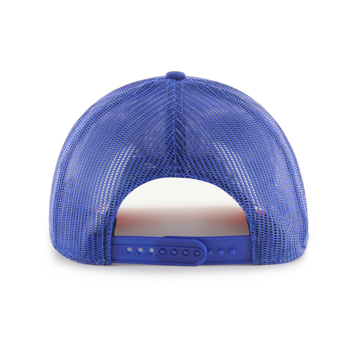 Edmonton Oilers '47 Royal Mesh Trucker Snapback Hat