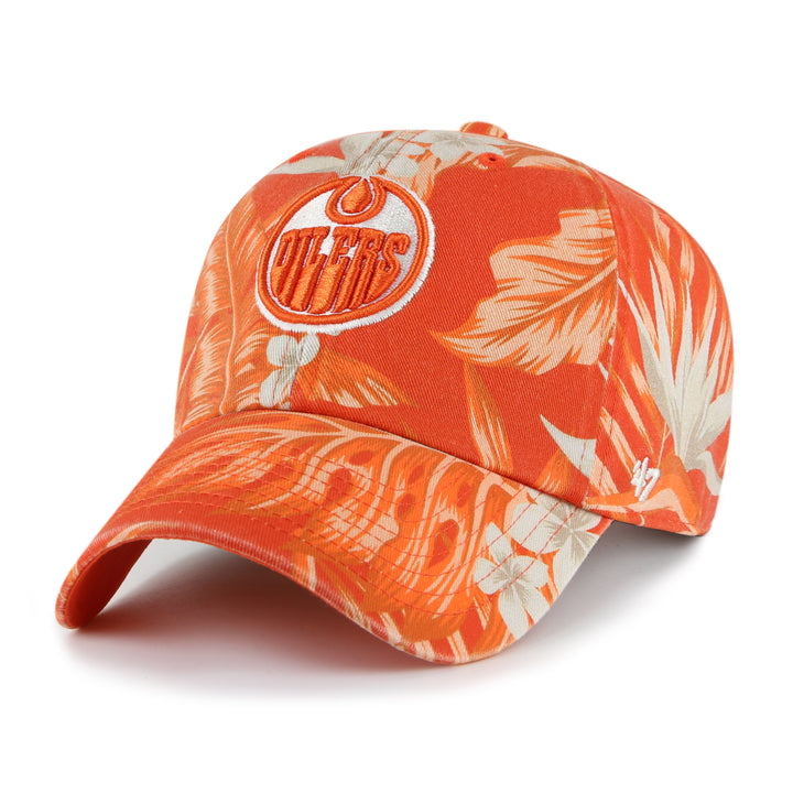 Edmonton Oilers '47 Tropicalia Orange Clean Up Adjustable Hat