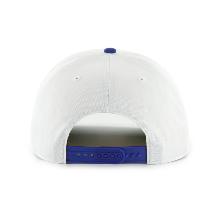Edmonton Oilers '47 White Drop Shadow Hitch Snapback Hat