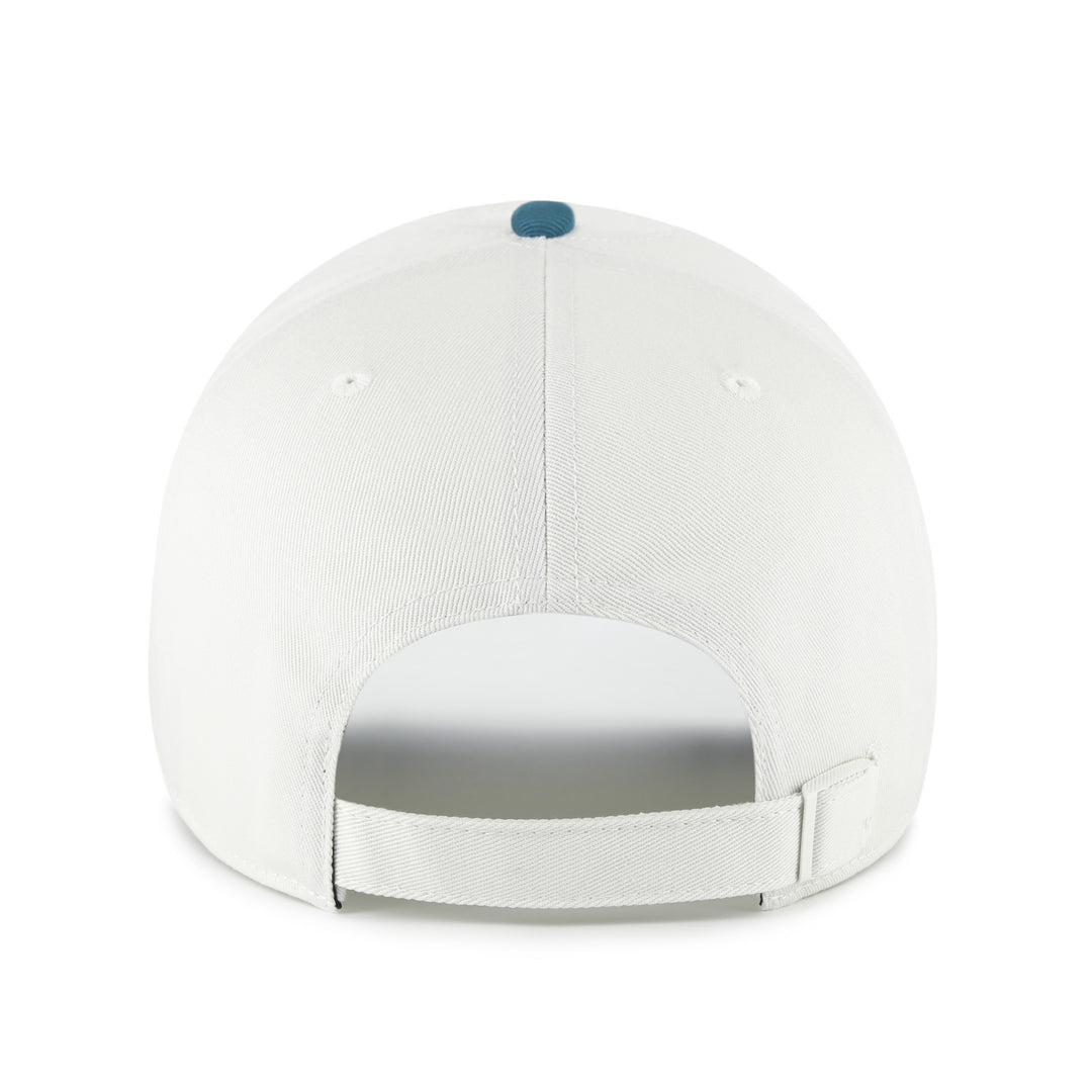 Edmonton Oilers '47 White & Green Micro Logo Clean Up Adjustable Hat