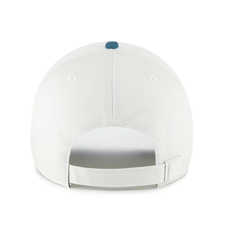 Edmonton Oilers '47 White & Green Micro Logo Clean Up Adjustable Hat