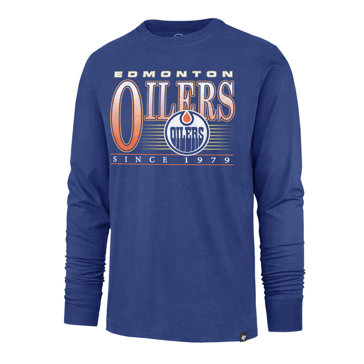 Edmonton Oilers '47 Wynwood Blue Long Sleeve T-Shirt