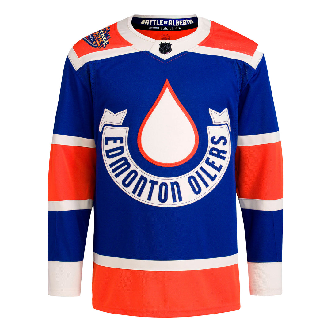 Edmonton Oilers Kids Navy Reverse Retro Blank Jersey – ICE District  Authentics