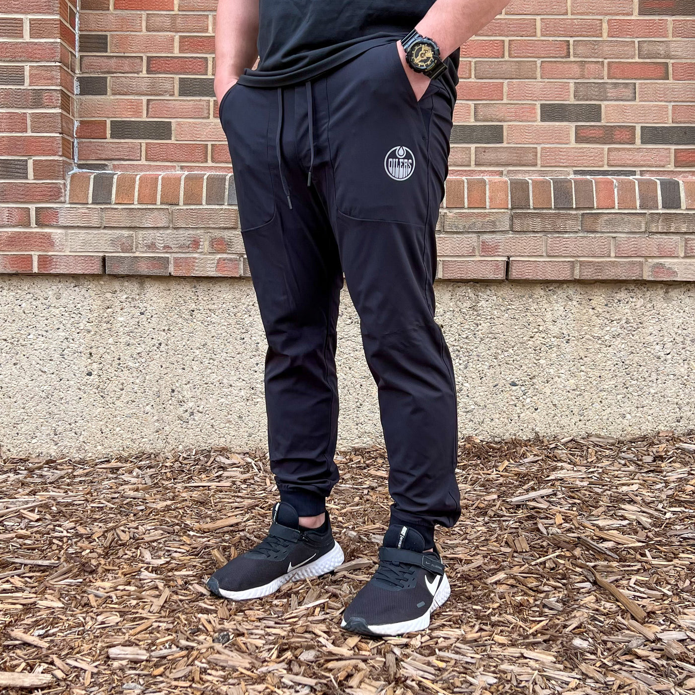 Edmonton Oilers lululemon Black ABC Warpstreme Jogger 30"