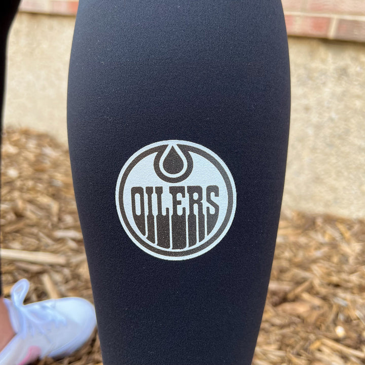 Edmonton Oilers Women's lululemon Black Align High-Rise Pant 28"