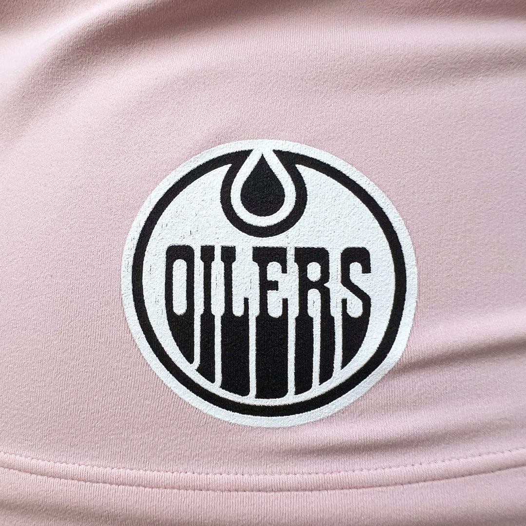 Edmonton Oilers Women's lululemon Align Waist-Length Racerback Pink Tank Top