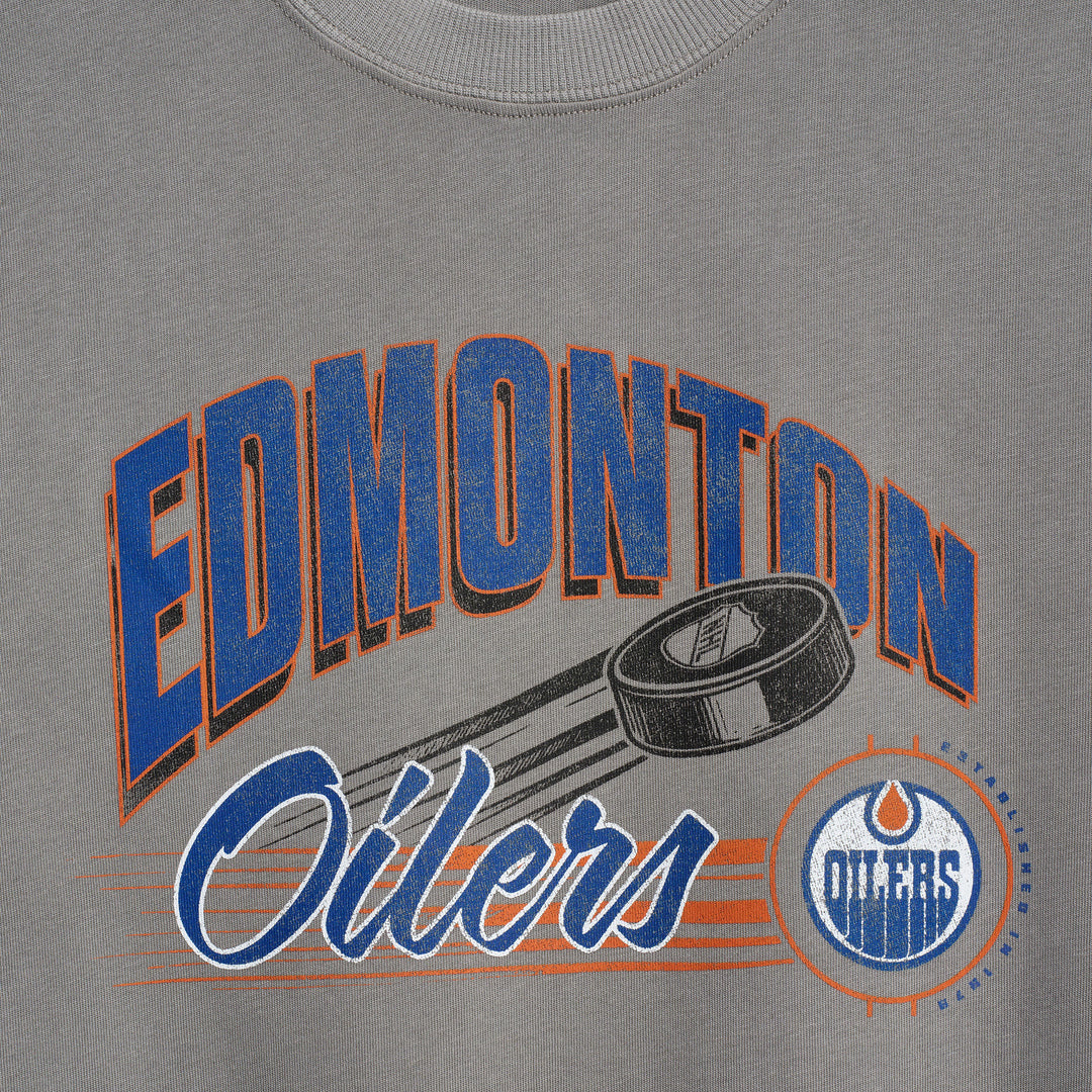 Edmonton Oilers lululemon Dilute Wash Grey Heavyweight T-Shirt