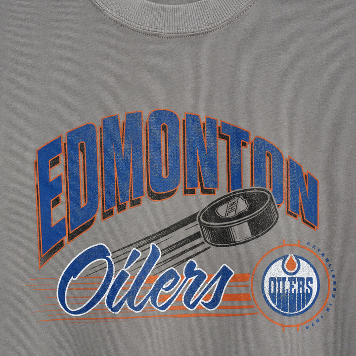 Edmonton Oilers lululemon Dilute Wash Grey Heavyweight T-Shirt
