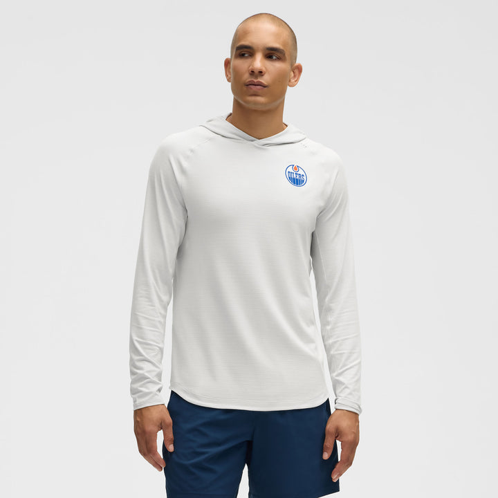 Edmonton Oilers lululemon License to Train Grey Hoodie