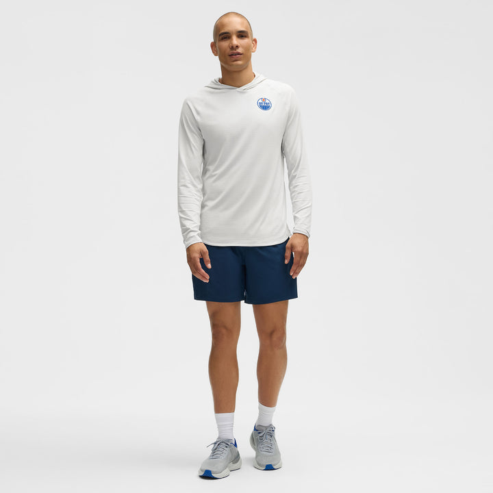 Edmonton Oilers lululemon License to Train Grey Hoodie