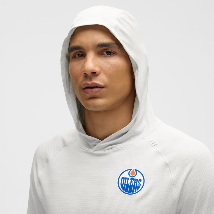 Edmonton Oilers lululemon License to Train Grey Hoodie