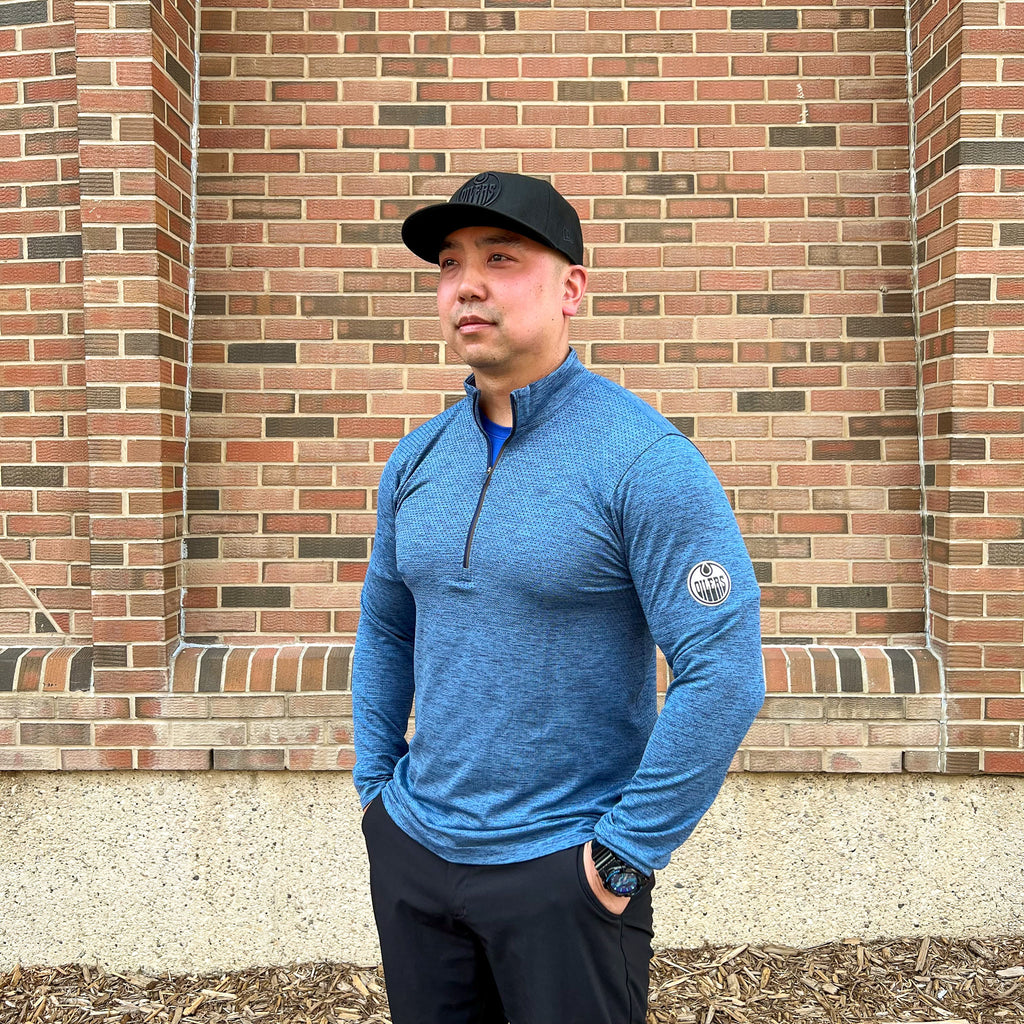 Edmonton Oilers lululemon Metal Vent Tech Midweight Blue