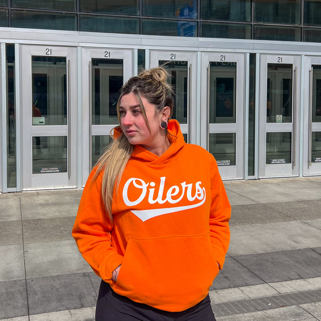 Edmonton Oilers lululemon Steady State Orange Hoodie