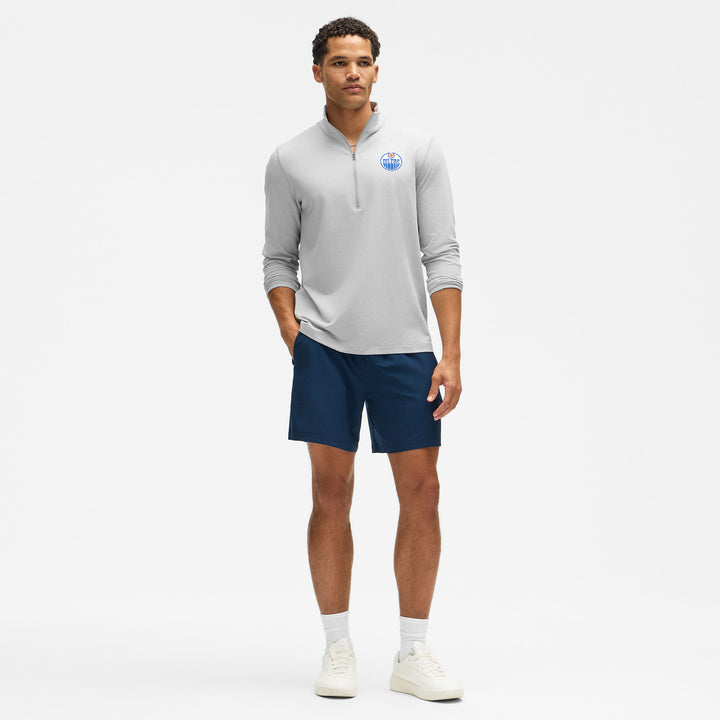 Edmonton Oilers lululemon Soft Jersey Vapor Grey Half-Zip Sweatshirt