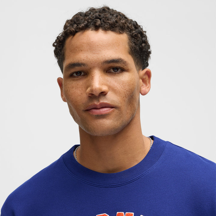 Edmonton Oilers lululemon Steady State Pullover Larkspur Blue Crewneck