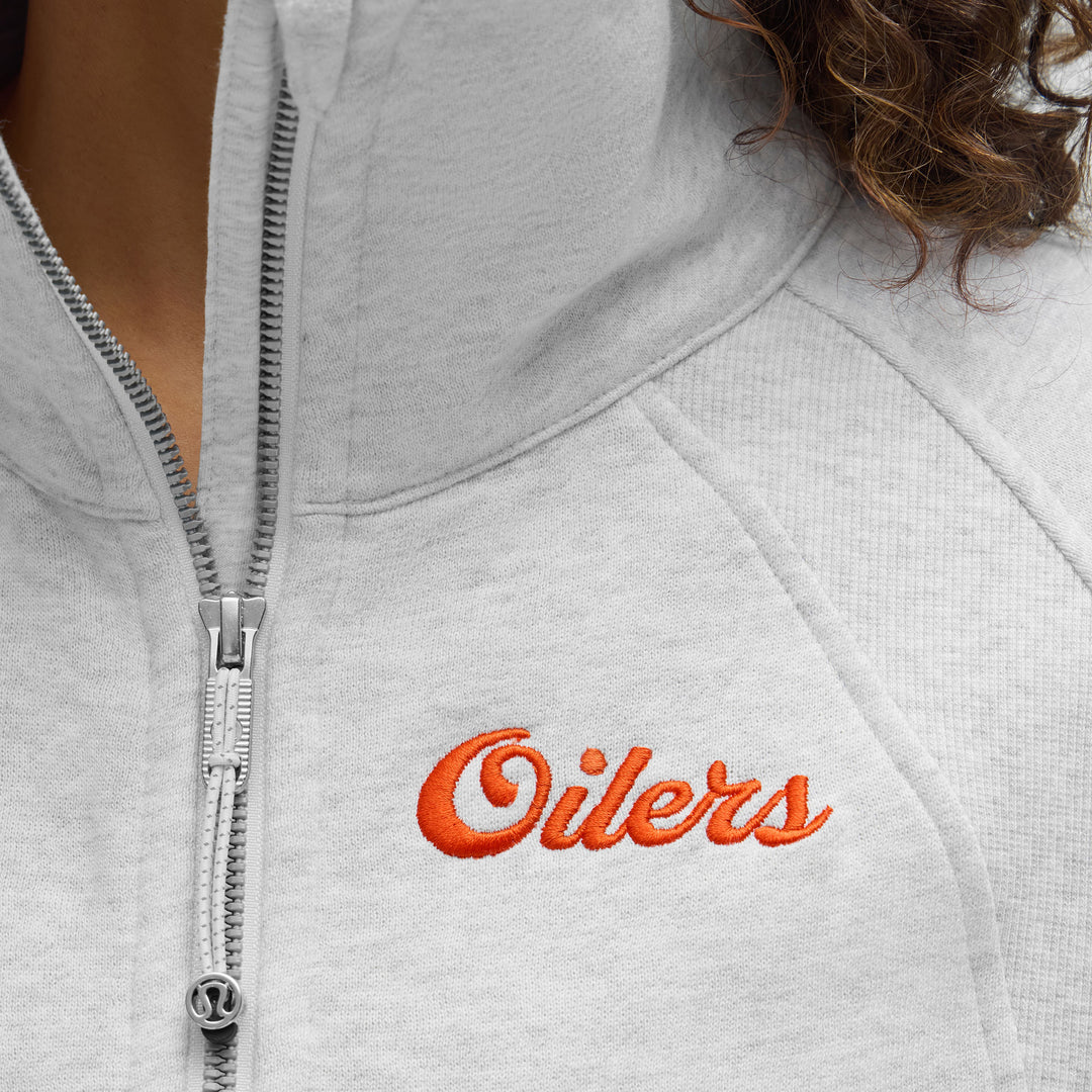 Edmonton Oilers lululemon Women's Long Scuba Oversized Half-Zip Funnel Neck