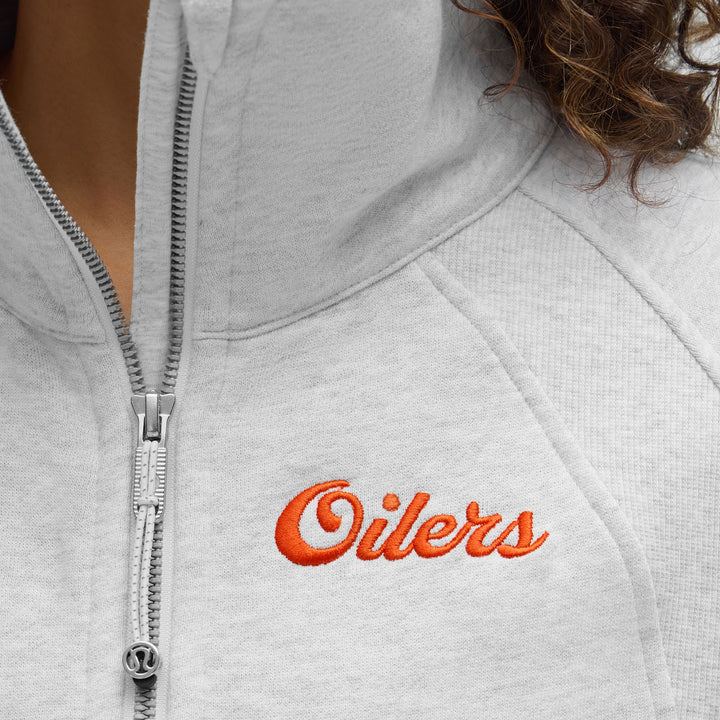 Edmonton Oilers lululemon Women's Long Scuba Oversized Half-Zip Funnel Neck