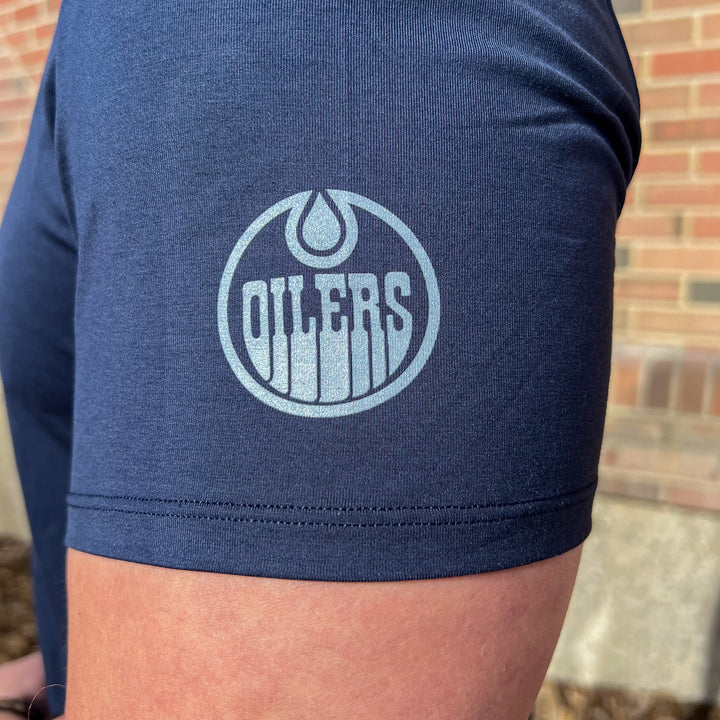 Edmonton Oilers lululemon Navy Fundamental T-Shirt