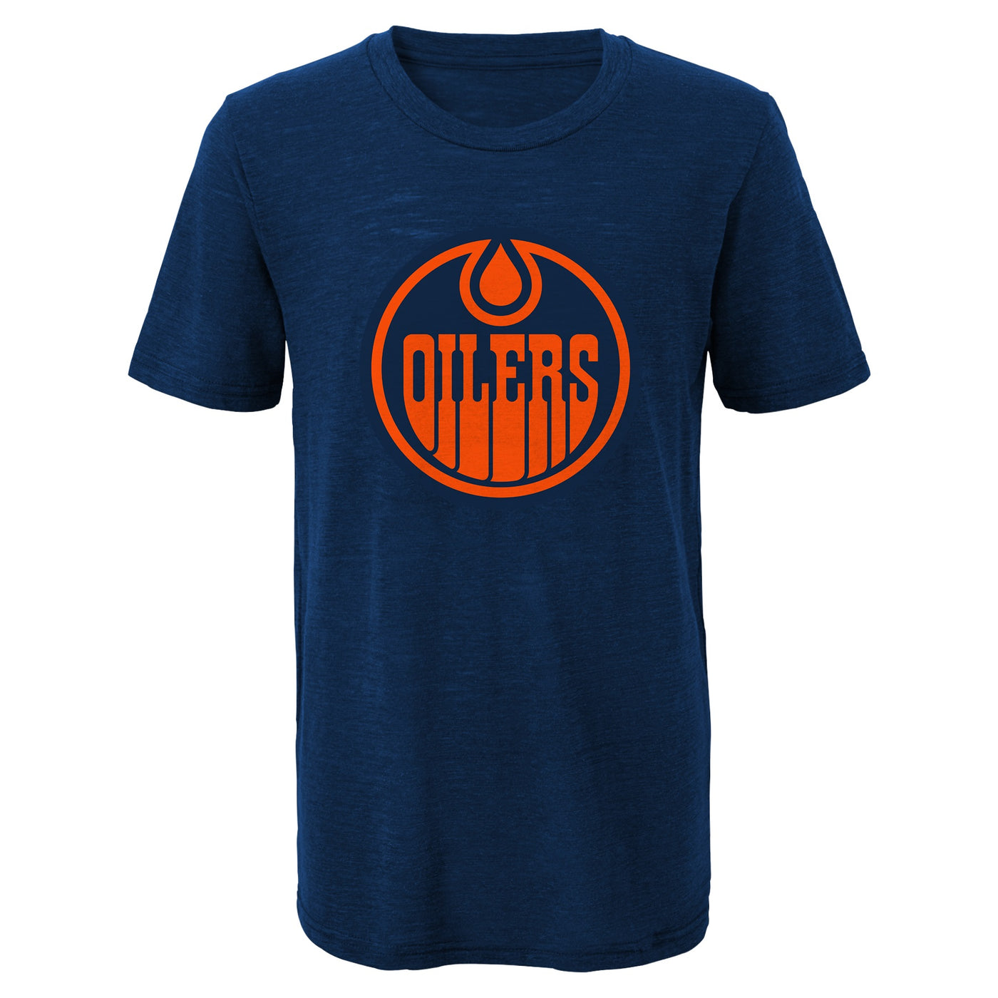 Edmonton Oilers Youth Outerstuff Alternate Logo Sublimated Navy T-Shirt
