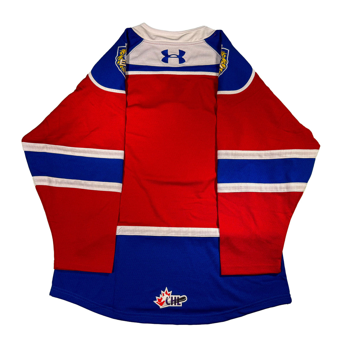 Edmonton Oil Kings Under Armour Authentic Red Home Jersey