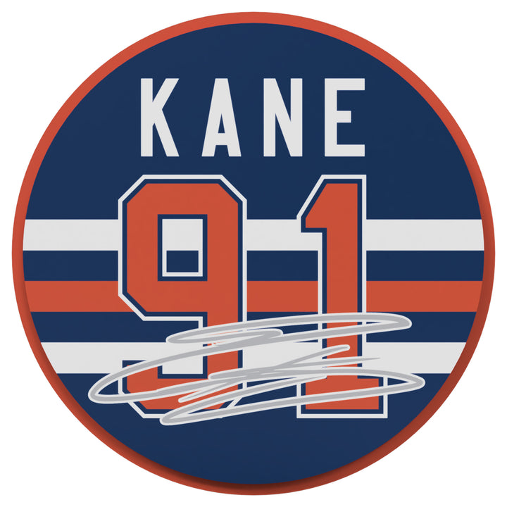 Evander Kane Edmonton Oilers Orange Name & Number Fan Chain Necklace