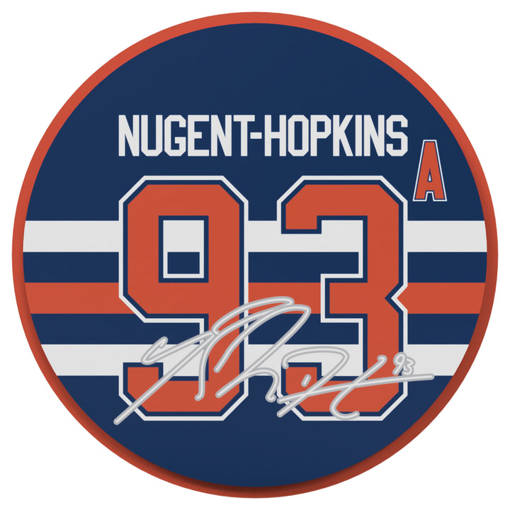 Ryan Nugent-Hopkins Edmonton Oilers Orange Name & Number Fan Chain Necklace