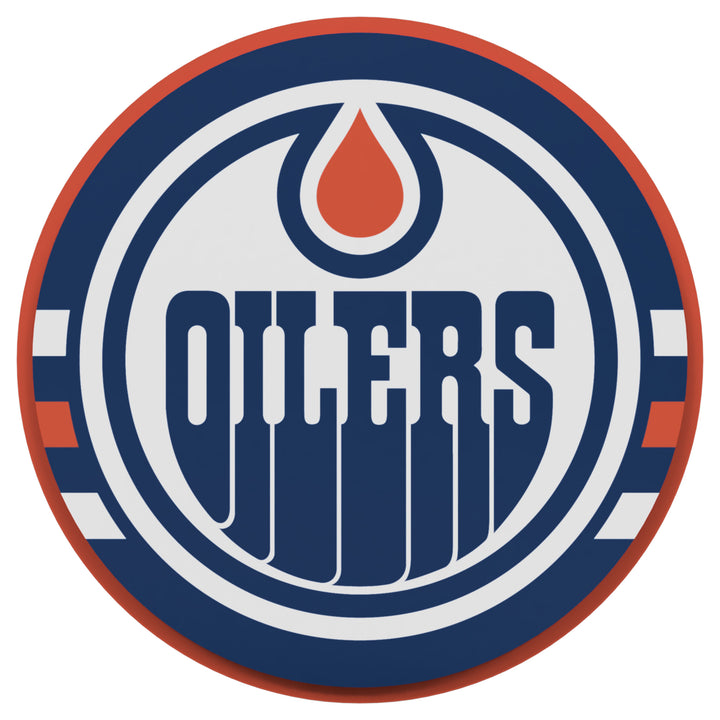 Leon Draisaitl Edmonton Oilers Orange Name & Number Fan Chain Necklace