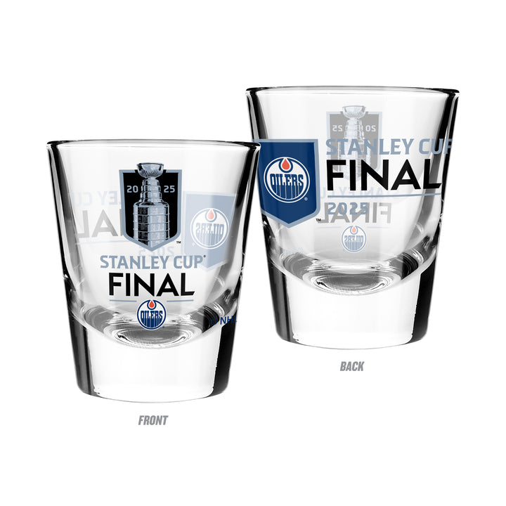 Edmonton Oilers 2025 Stanley Cup Final 2 oz. Shot Glass