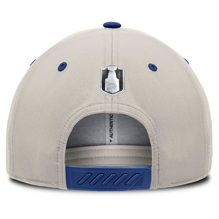 Edmonton Oilers 2025 Stanley Cup Playoffs Authentic Pro Locker Room Participant Blue Snapback Hat