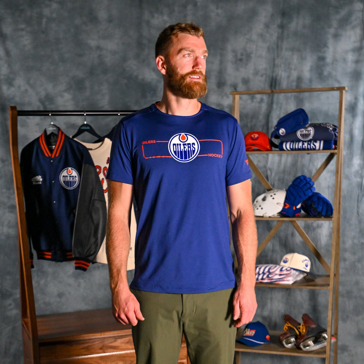 Edmonton Oilers 2026-27 Fanatics Authentic Pro Blue Primary Cotton T-Shirt