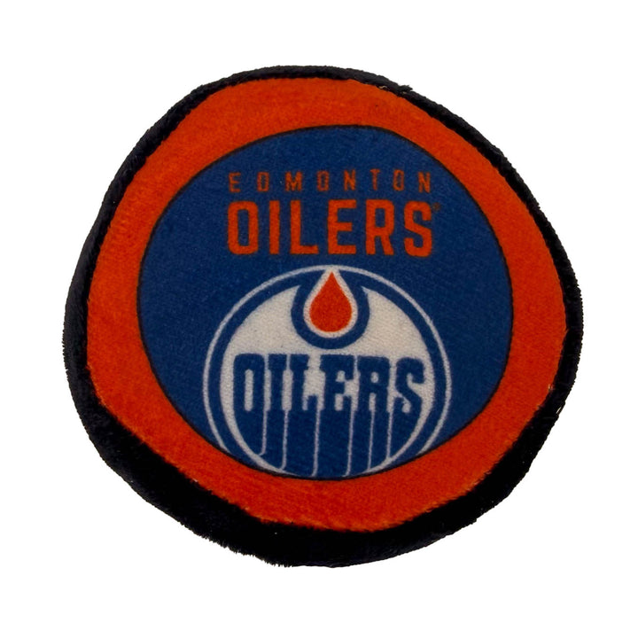Edmonton Oilers 3.5" Hockey Puck Plushie Toy