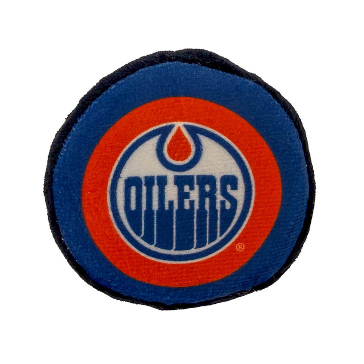 Edmonton Oilers 3.5" Hockey Puck Plushie Toy