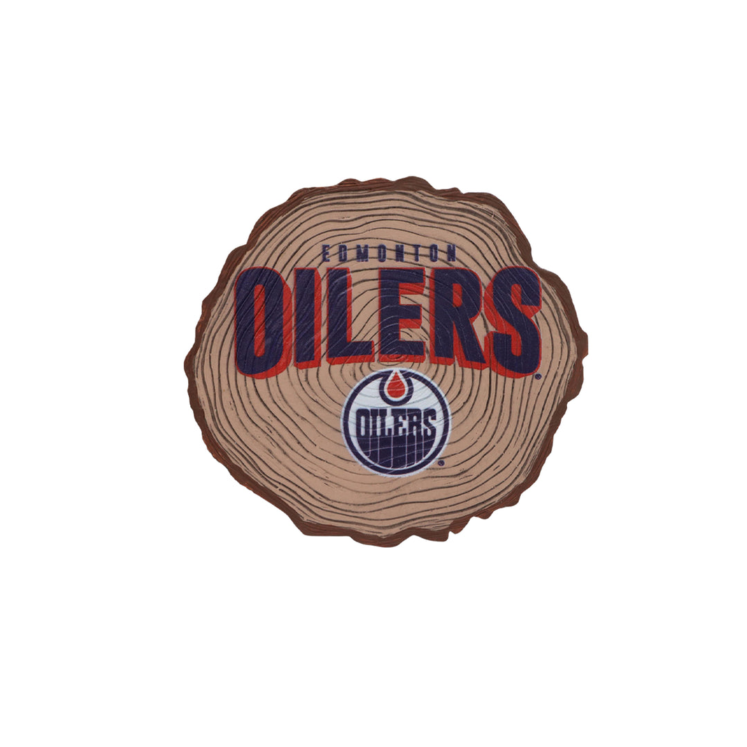 Edmonton Oilers 4-Pack Log Coaster Set