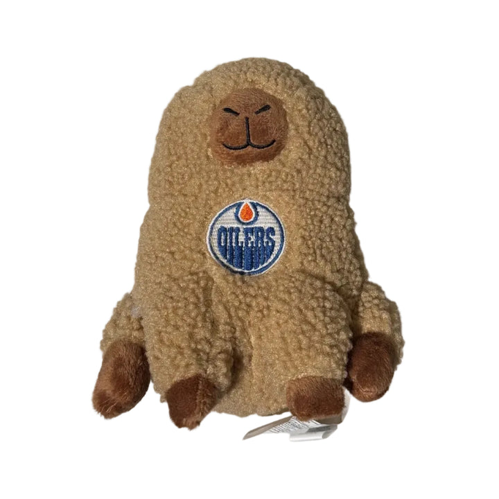 Edmonton Oilers 7" Sherpa Capybara Plushie Toy