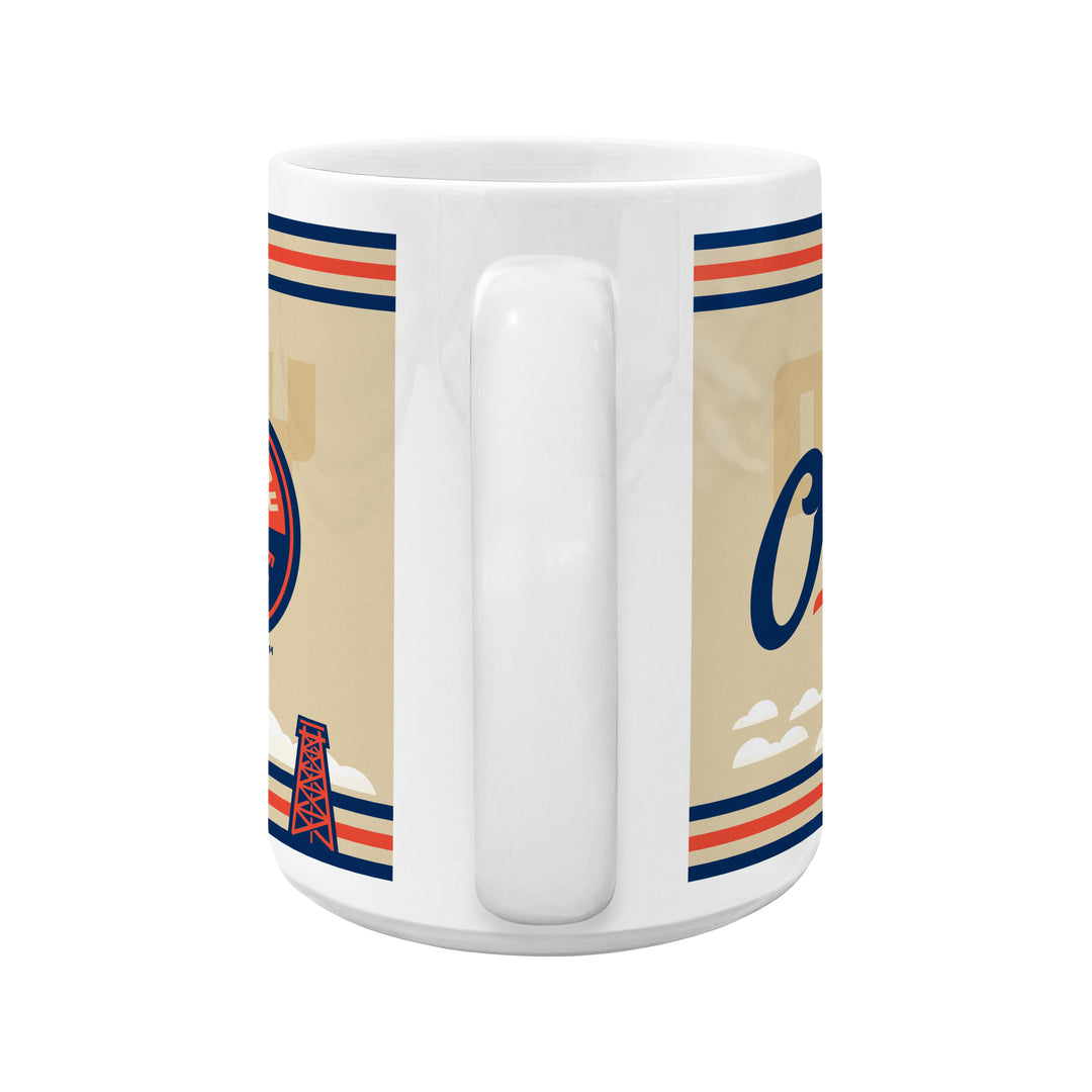 Edmonton Oilers Alternate Logo 15oz Ceramic Mug