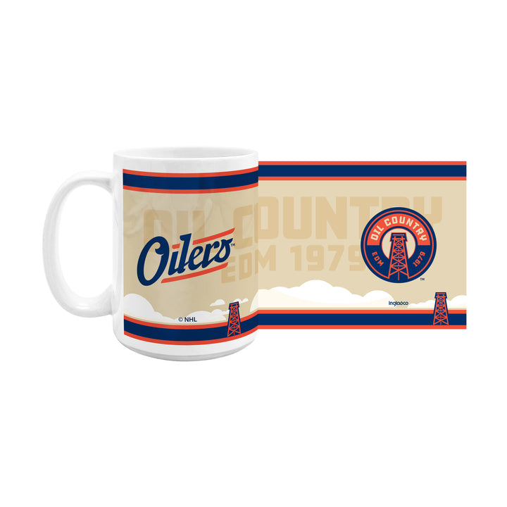Edmonton Oilers Alternate Logo 15oz Ceramic Mug