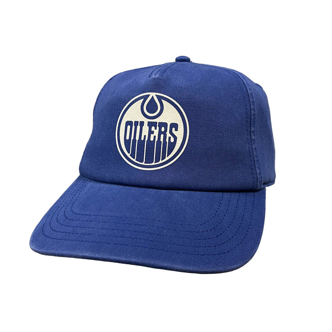 Edmonton Oilers American Needle Blue Tonal Walker Snapback Hat