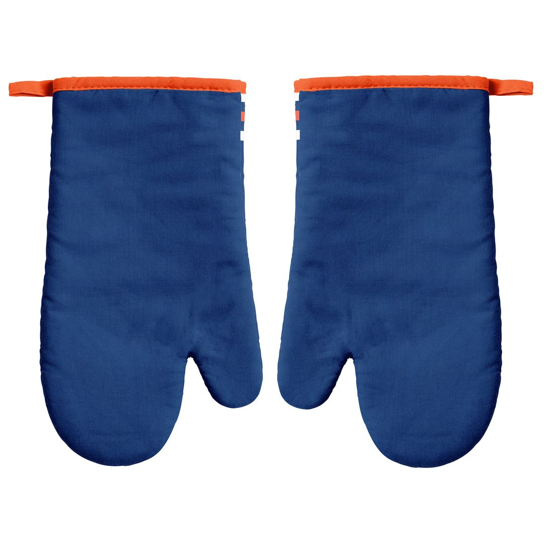 Edmonton Oilers Blue 2-Piece Home Logo Oven Mitt Set