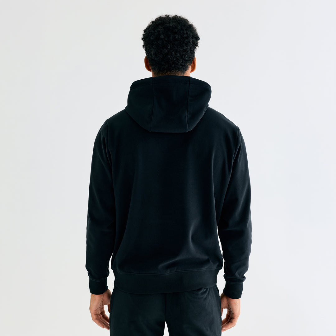 Edmonton Oilers Unisex Bomber Black Emerge Pullover Hoodie