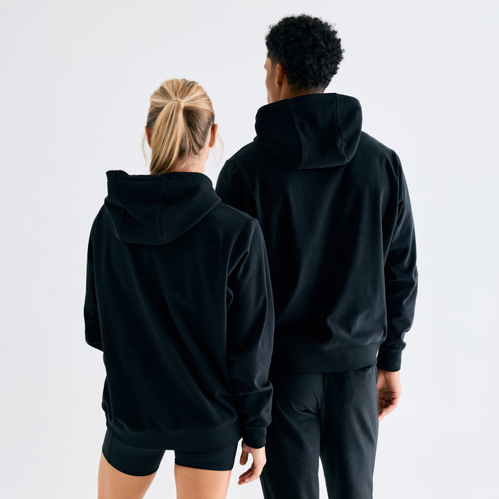 Edmonton Oilers Unisex Bomber Black Emerge Pullover Hoodie