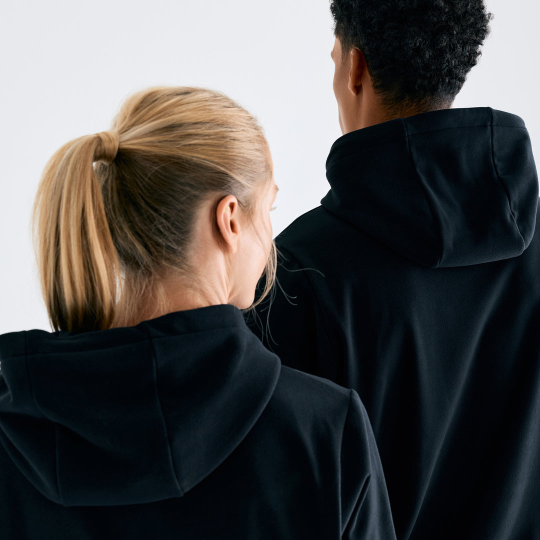 Edmonton Oilers Unisex Bomber Black Emerge Pullover Hoodie