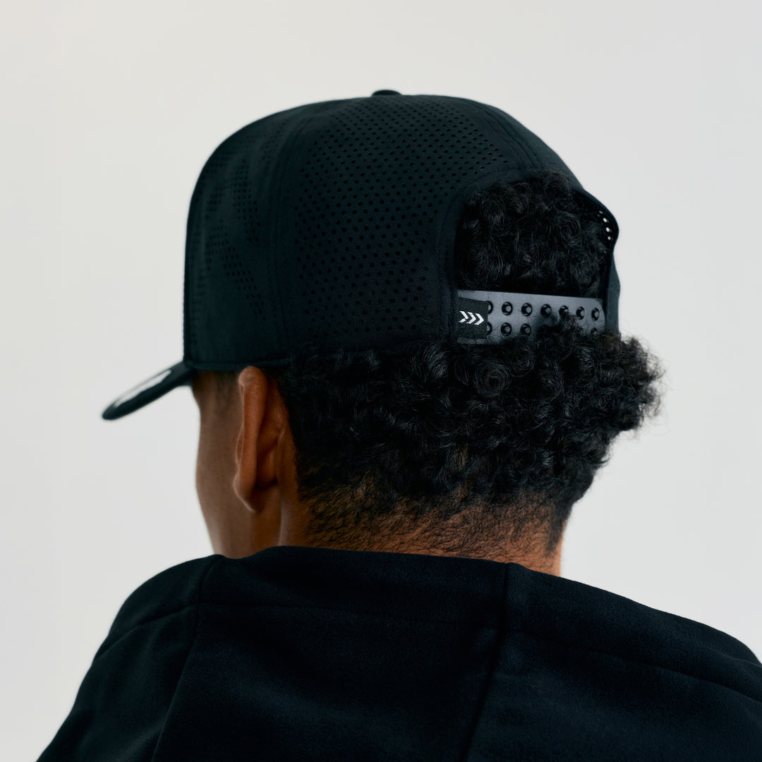 Edmonton Oilers Bomber Black Impact Snapback Hat
