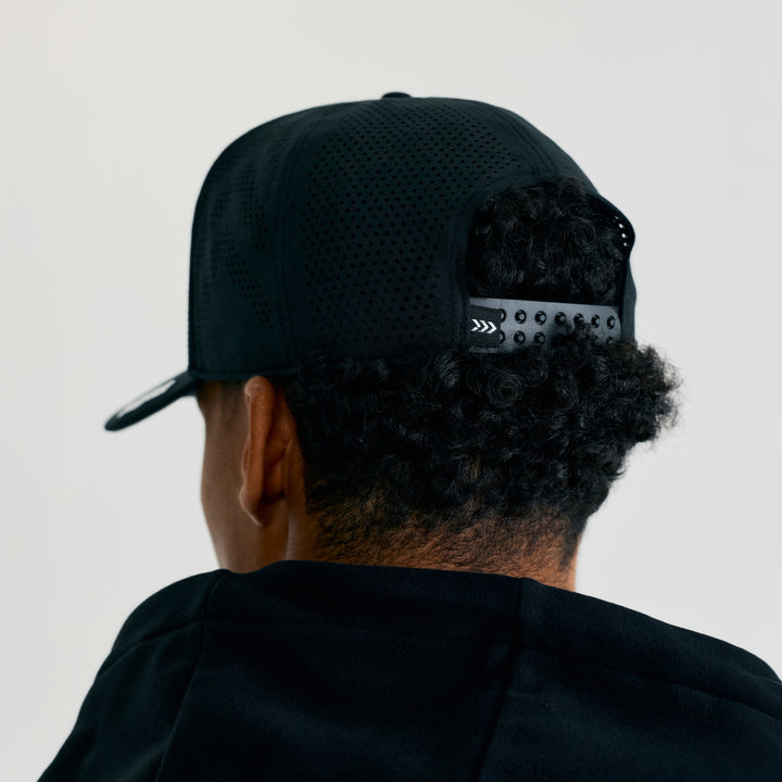 Edmonton Oilers Bomber Black Impact Snapback Hat