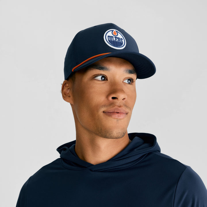 Edmonton Oilers Bomber Navy Ambition Snapback Hat