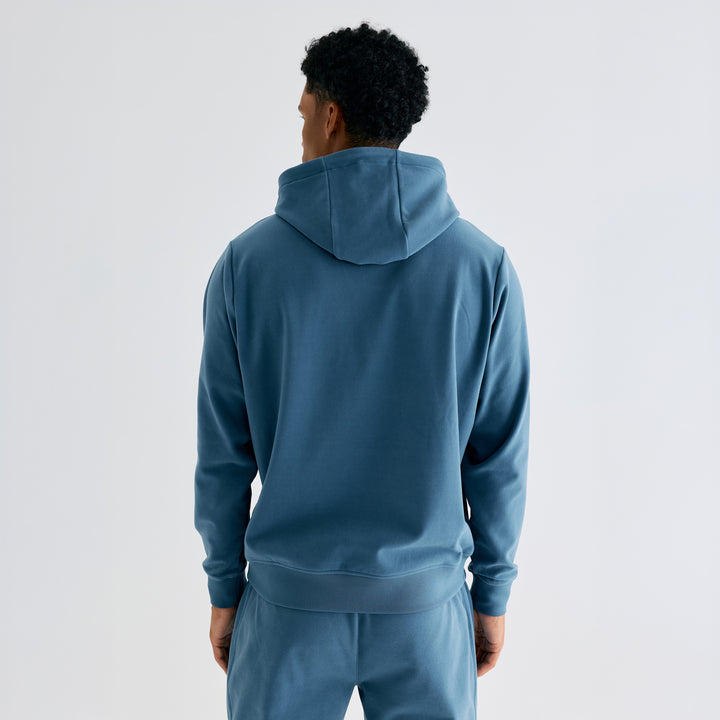 Edmonton Oilers Unisex Bomber Steel Blue Emerge Pullover Hoodie