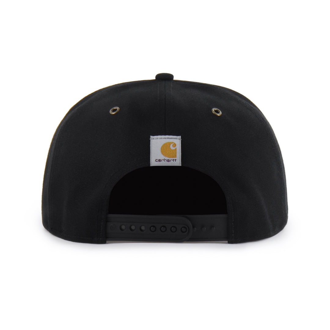 Edmonton Oilers Carhartt '47 Black Tonal Captain Snapback Hat