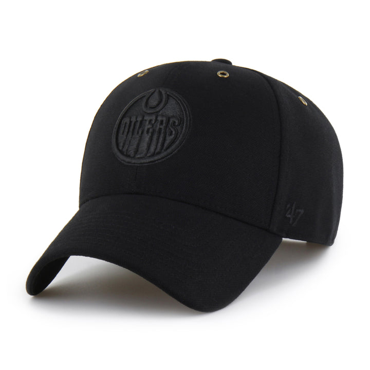 Edmonton Oilers Carhartt '47 Black Tonal MVP Adjustable Hat